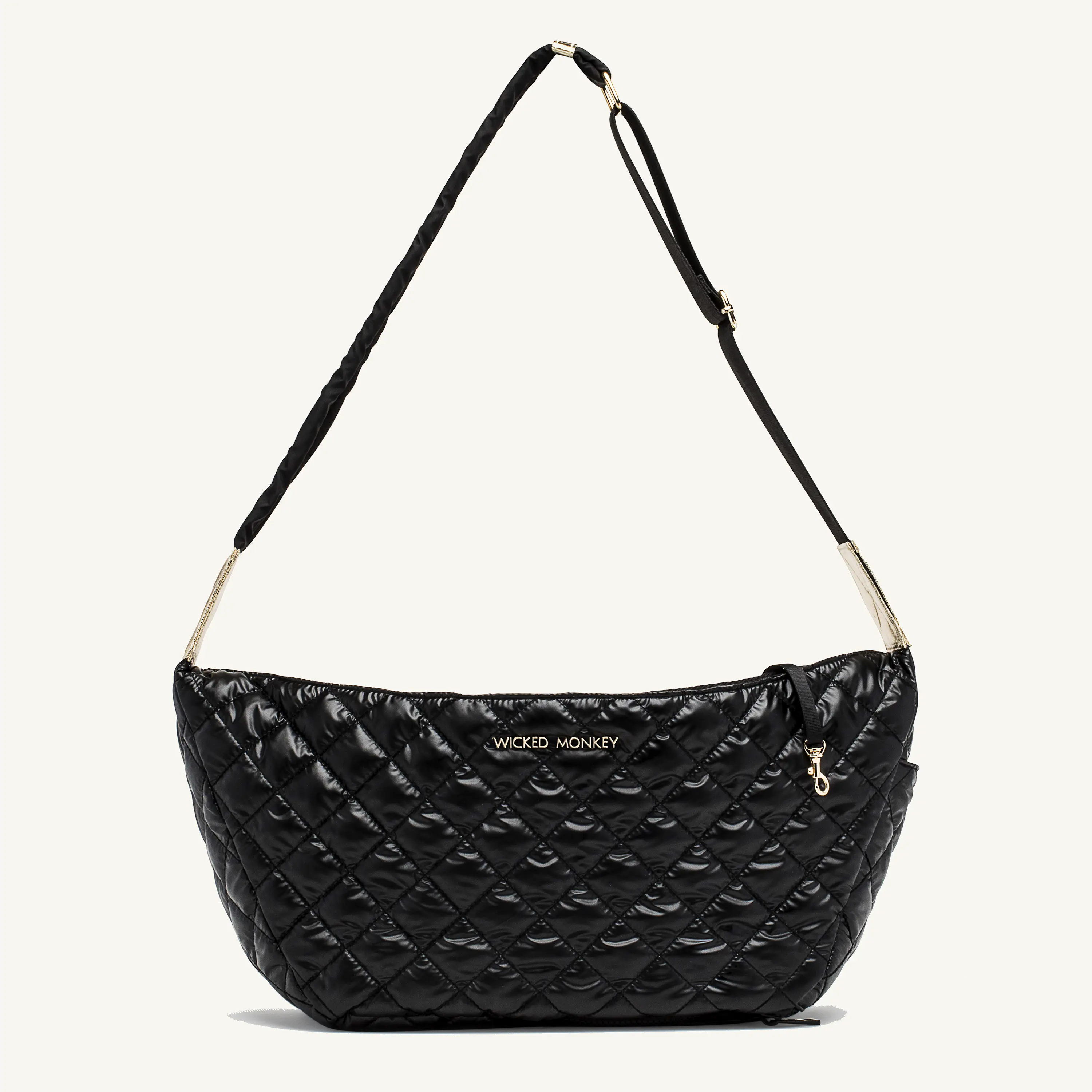 Buy Black Quilted Dog Bag | Dog Carrier | Free Shipping