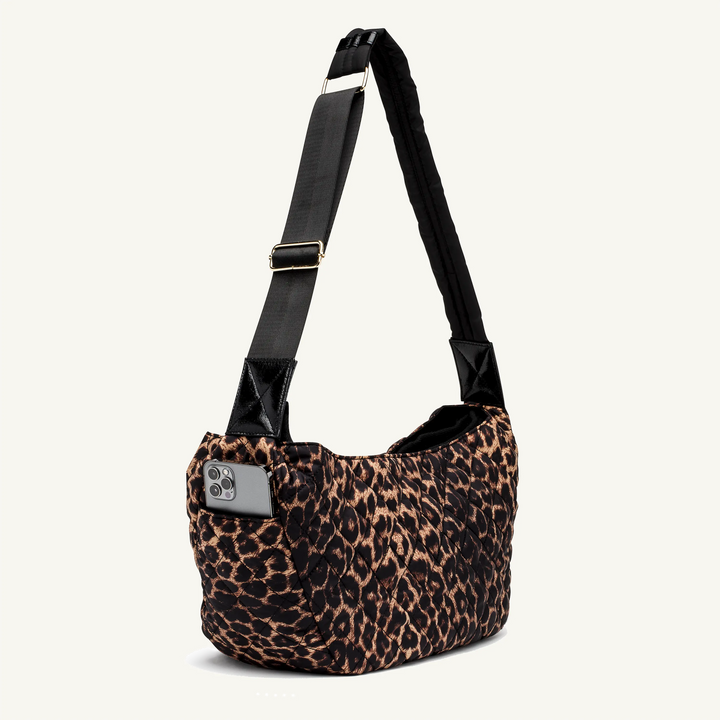 Leopard Print Quilted Dog Carrier Wicked Monkey
