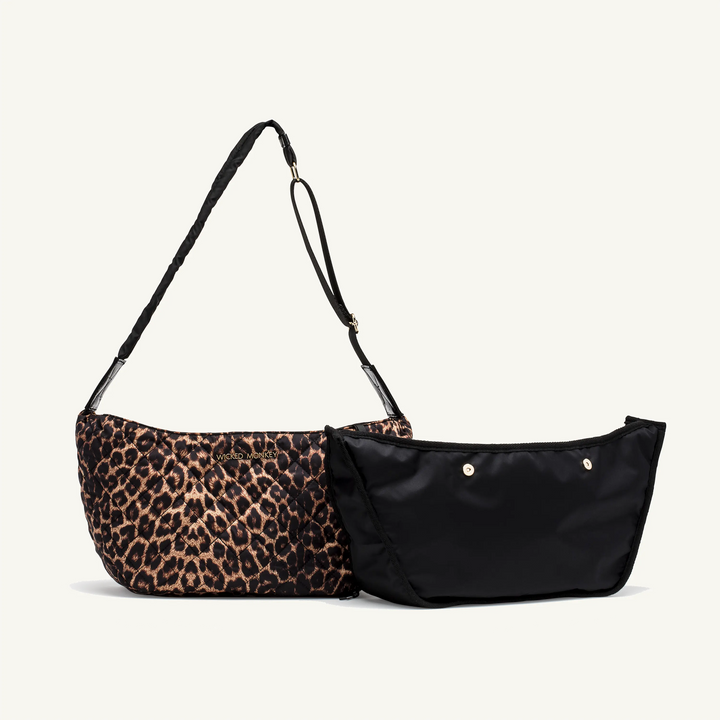 Leopard Print Quilted Dog Carrier Wicked Monkey