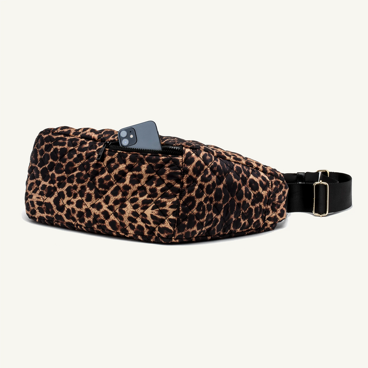 Leopard Print Quilted Dog Carrier Wicked Monkey