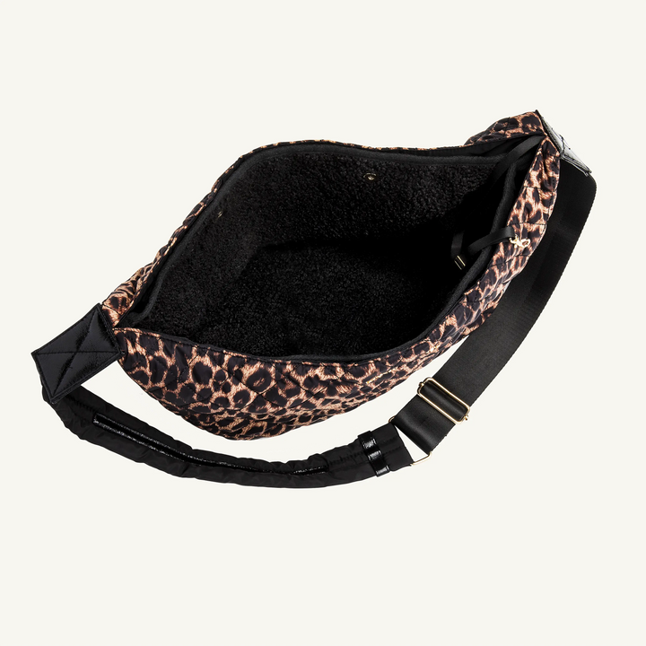 Leopard Print Quilted Dog Carrier Wicked Monkey