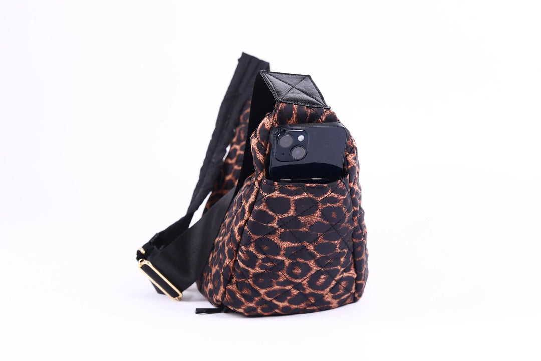 Leopard Print Quilted Dog Carrier Wicked Monkey