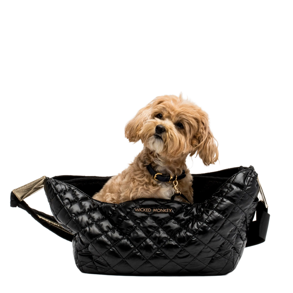 nitraid リアルウィードDOG CARRY BAG Buy Black Quilted Dog Bag | Dog Carrier | Free Shipping